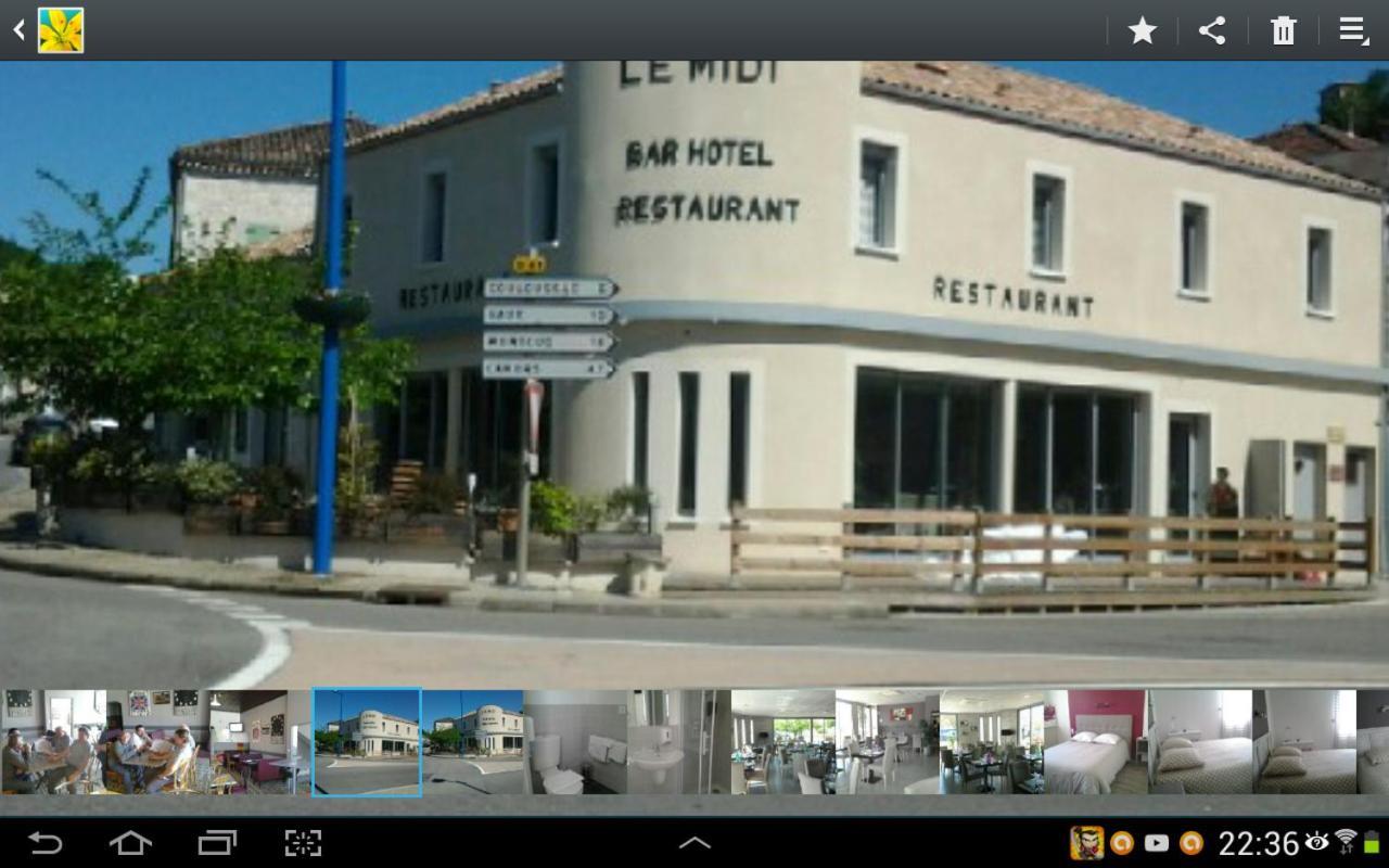 Hôtel le midi Montaigu-de-Quercy Exterior foto